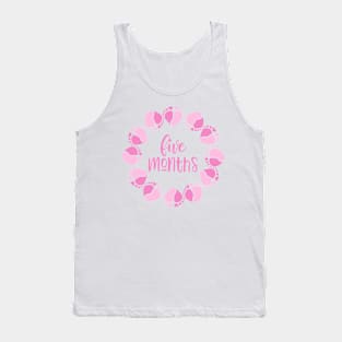 Baby five month milestone for girl Tank Top